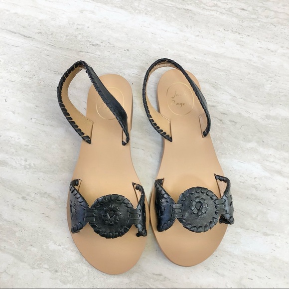 NEW Jack Rogers Liliana Leather Sling Back Sandal Size 7 women's $128 - Picture 8 of 8